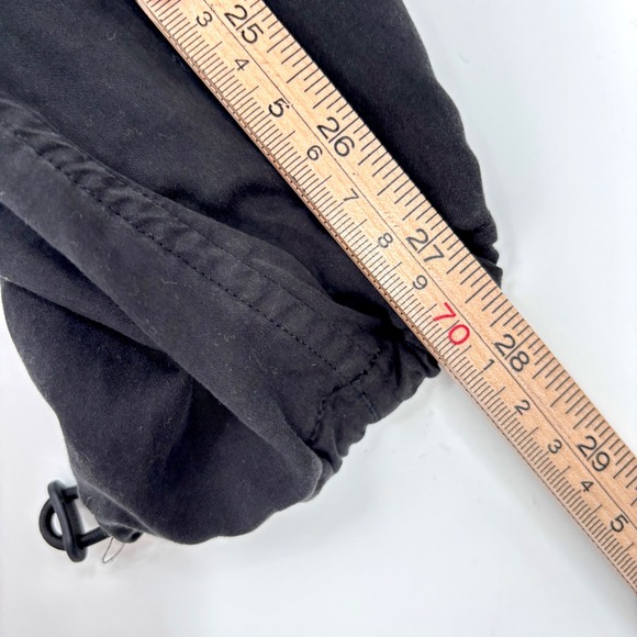 Lululemon City Stroll Tencel Jacket Sz 8 Black Hooded Anorak Cinch Waist Utility - Picture 16 of 16